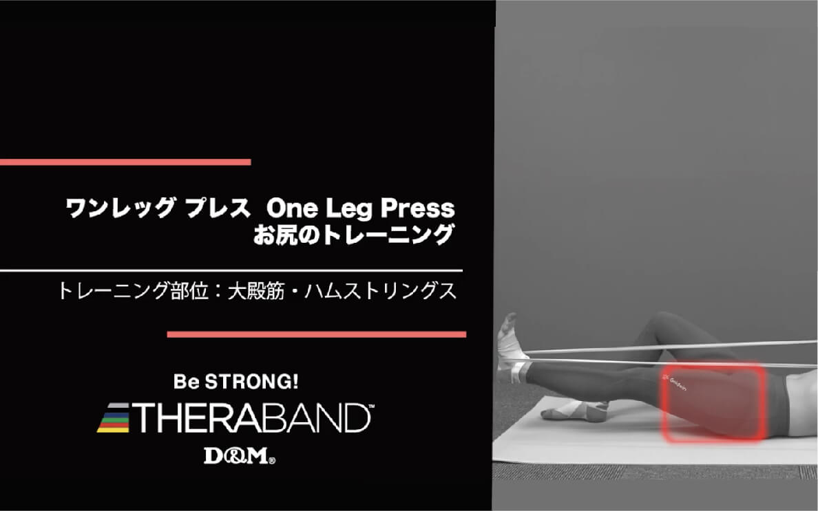 ワンレッグ プレス/大殿筋・ハムストリングス/One Leg Press