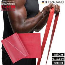 THERABAND セラバンド ブリスターパック 長さ2m 強度レベル0 レッド #TBB-2 イメージ1