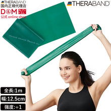 THERABAND セラバンド フォーエントリー 初心者向け 長さ1m 強度レベル+1 グリーン #TBE-3 イメージ1